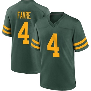 Game Brett Favre Men's Green Bay Packers Alternate Jersey - Green