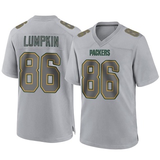 Game Johnny Lumpkin Men's Green Bay Packers Atmosphere Fashion Jersey - Gray