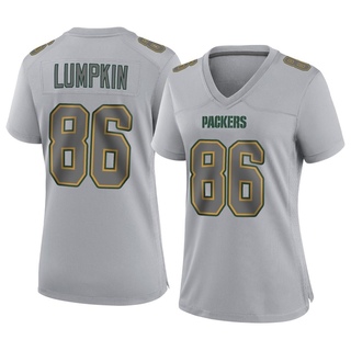 Game Johnny Lumpkin Women's Green Bay Packers Atmosphere Fashion Jersey - Gray