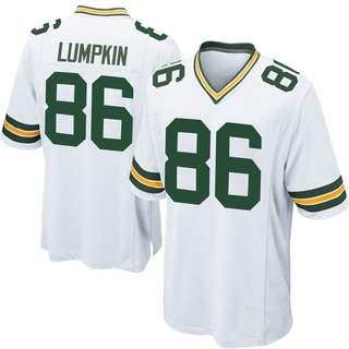 Game Johnny Lumpkin Youth Green Bay Packers Jersey - White