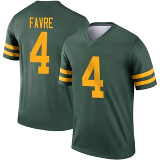 Legend Brett Favre Men's Green Bay Packers Alternate Jersey - Green