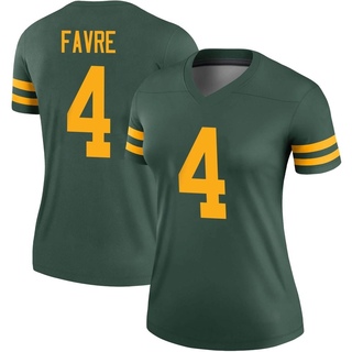 Legend Brett Favre Women's Green Bay Packers Alternate Jersey - Green