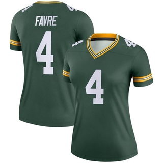 Legend Brett Favre Women's Green Bay Packers Jersey - Green