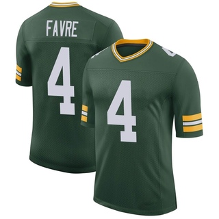 Limited Brett Favre Men's Green Bay Packers Classic Jersey - Green