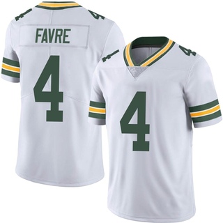 Limited Brett Favre Men's Green Bay Packers Vapor Untouchable Jersey - White