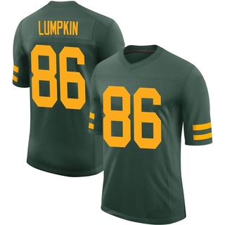 Limited Johnny Lumpkin Men's Green Bay Packers Alternate Vapor Jersey - Green