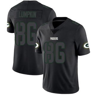 Limited Johnny Lumpkin Men's Green Bay Packers Jersey - Black Impact